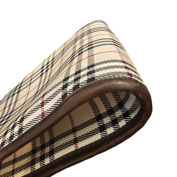 Burberry Nova Check & Brown Leather Crossbody w/ COA - Picture 10 of 13